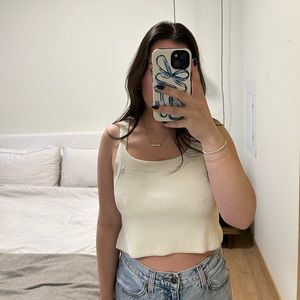 aritiza wilfred lace back tank